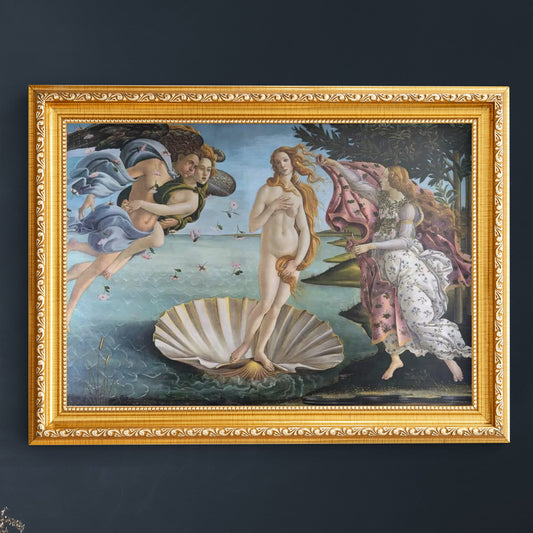 Botticelli's Birth of Venus, Oil Painting Reproduction, Framed Canvas Wall Art | artwork image 2