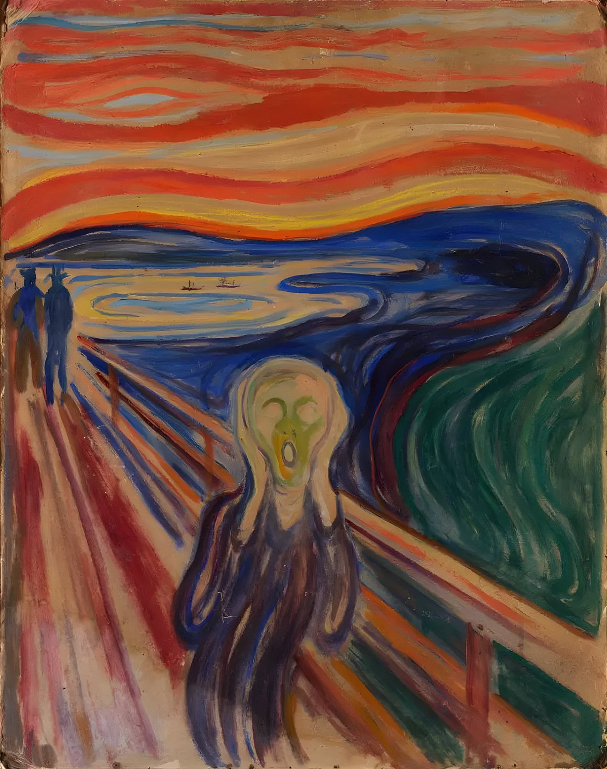 Edvard Munch The Scream, Oil Painting Reproduction, Canvas Wall Art | BoselliArt hand-painted oil painting
