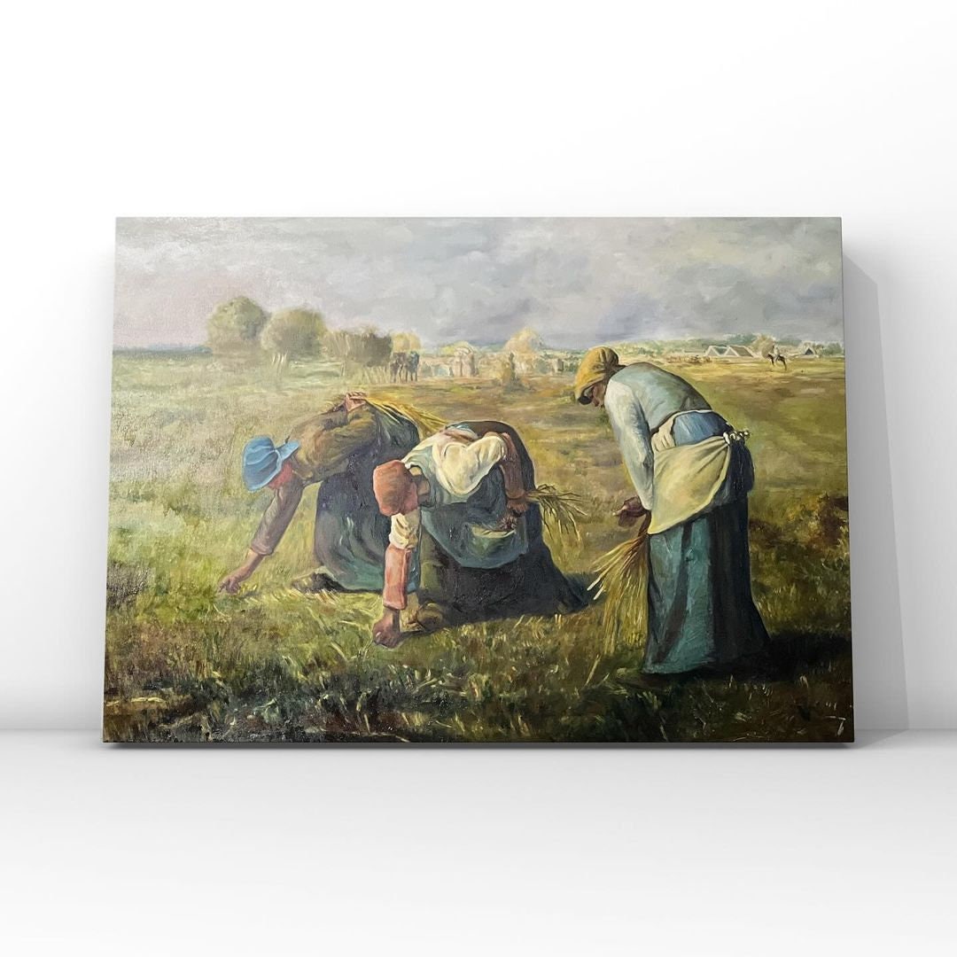 Jean-Francois Millet's The Gleaners, Hand-Painted Oil Painting Reproduction | artwork image 5