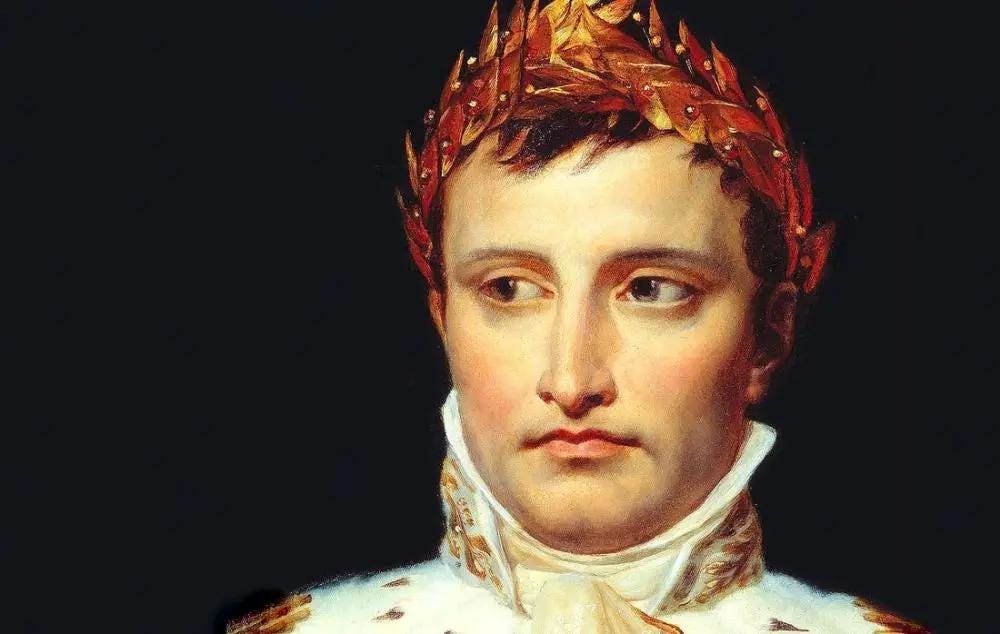 Napoleon Bonaparte Oil Painting Reproduction, Jacques-Louis David Portrait | BoselliArt hand-painted oil painting