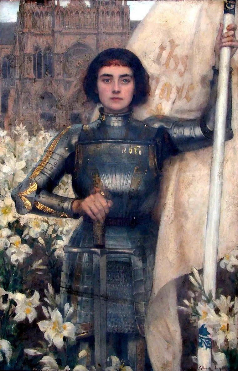 Joan of Arc Oil Painting, French Historical Art Canvas Reproduction | BoselliArt hand-painted oil painting