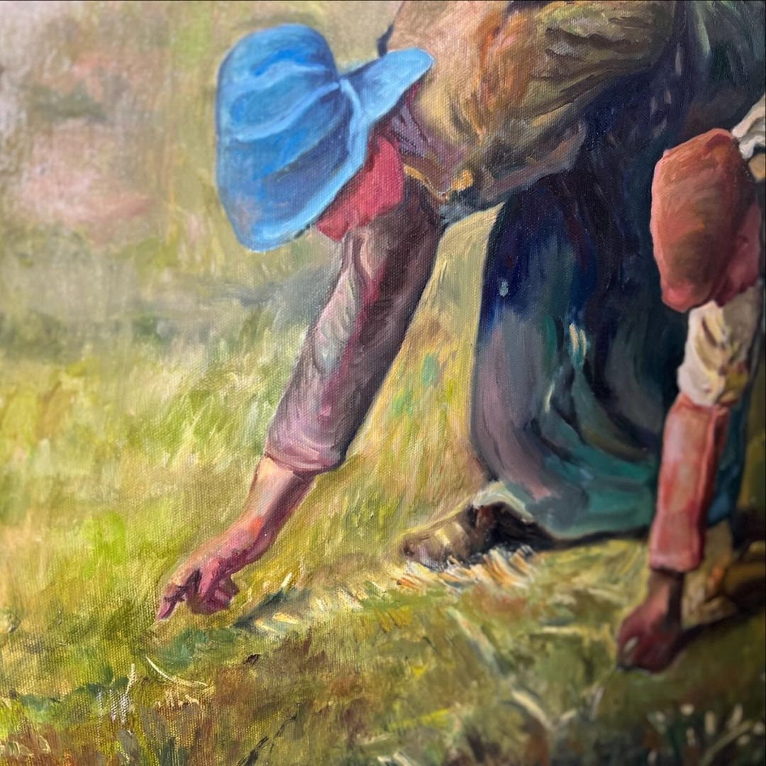 Jean-Francois Millet's The Gleaners, Hand-Painted Oil Painting Reproduction | artwork image 4
