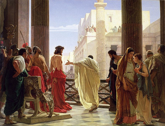 Antonio Ciseri Ecce Homo, Oil Painting Reproduction, Framed Wall Art | BoselliArt hand-painted oil painting