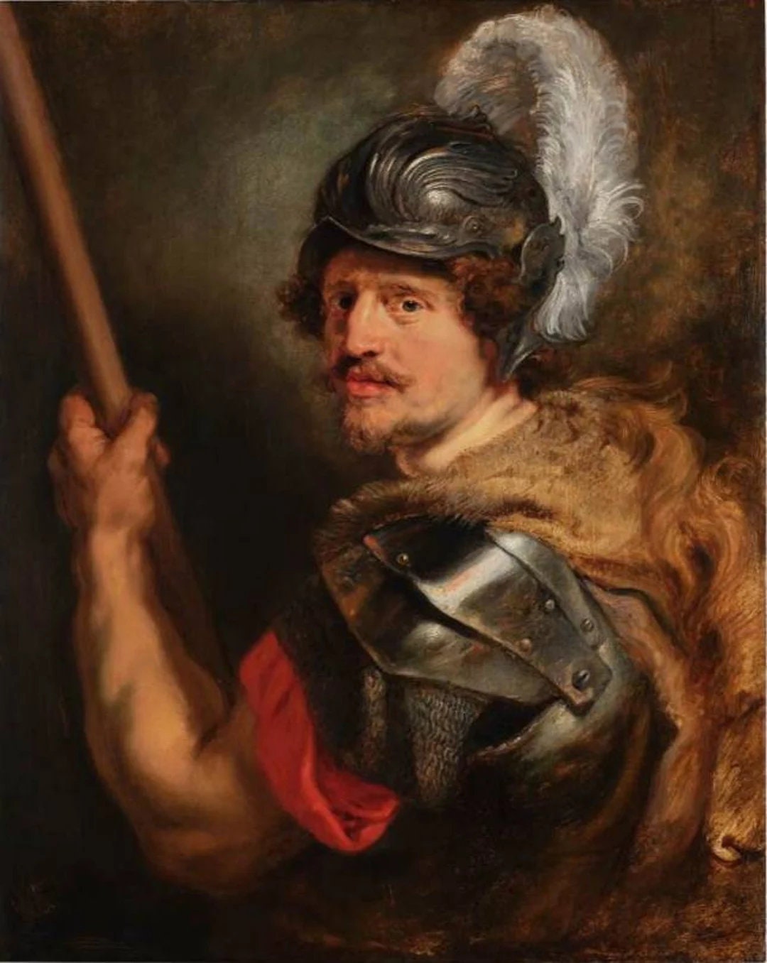 Rubens, Portrait of a Man as God Mars, Oil Painting Reproduction | BoselliArt hand-painted oil painting