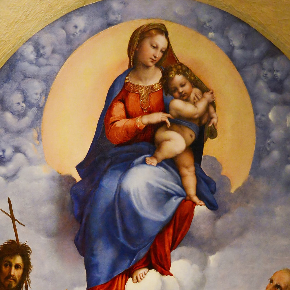 Raphael Madonna of Foligno, Reproduction Oil Painting on Canvas | BoselliArt hand-painted oil painting