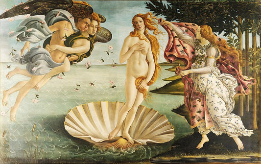 Botticelli's Birth of Venus, Oil Painting Reproduction, Framed Canvas Wall Art | BoselliArt hand-painted oil painting