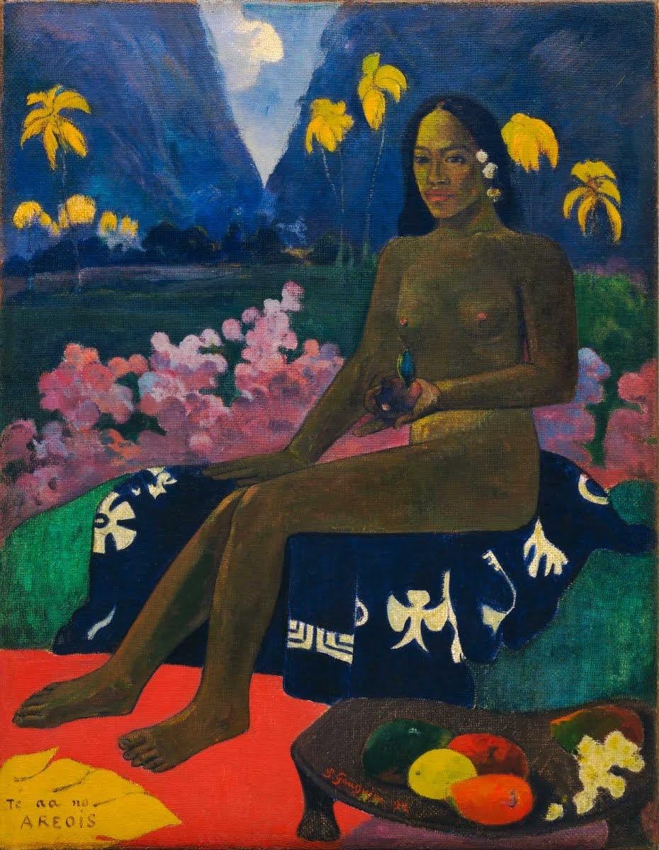 Gauguin "The Seed of the Areoi" Oil Painting Reproduction, Framed Canvas | BoselliArt hand-painted oil painting