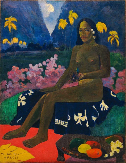 Gauguin "The Seed of the Areoi" Oil Painting Reproduction, Framed Canvas | BoselliArt hand-painted oil painting
