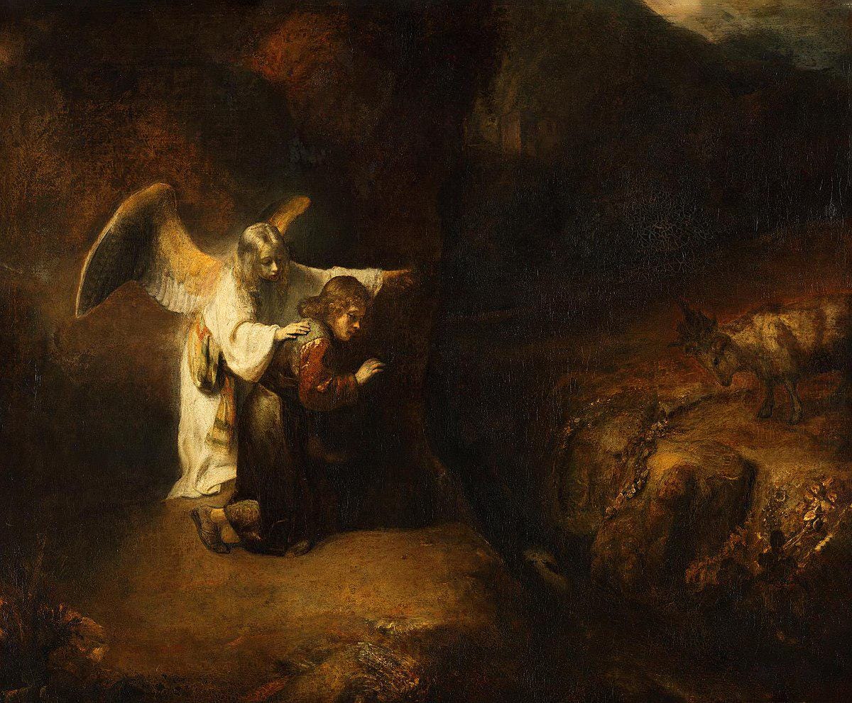 Rembrandt Daniel's Vision Oil Painting Reproduction, Framed Canvas Wall Art | BoselliArt hand-painted oil painting