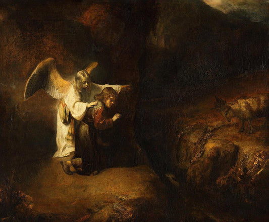 Rembrandt Daniel's Vision Oil Painting Reproduction, Framed Canvas Wall Art | BoselliArt hand-painted oil painting