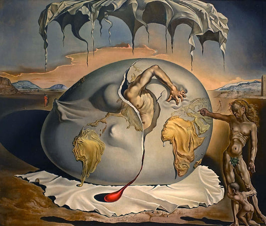 Salvador Dalí Geopoliticus Child Watching, Oil Painting Reproduction | BoselliArt hand-painted oil painting