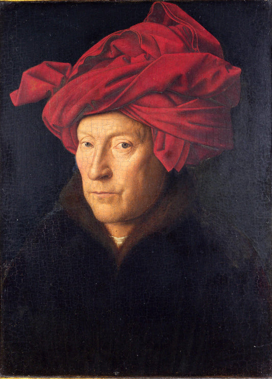 Jan van Eyck Portrait of a Man, Renaissance Oil Painting Reproduction | BoselliArt hand-painted oil painting