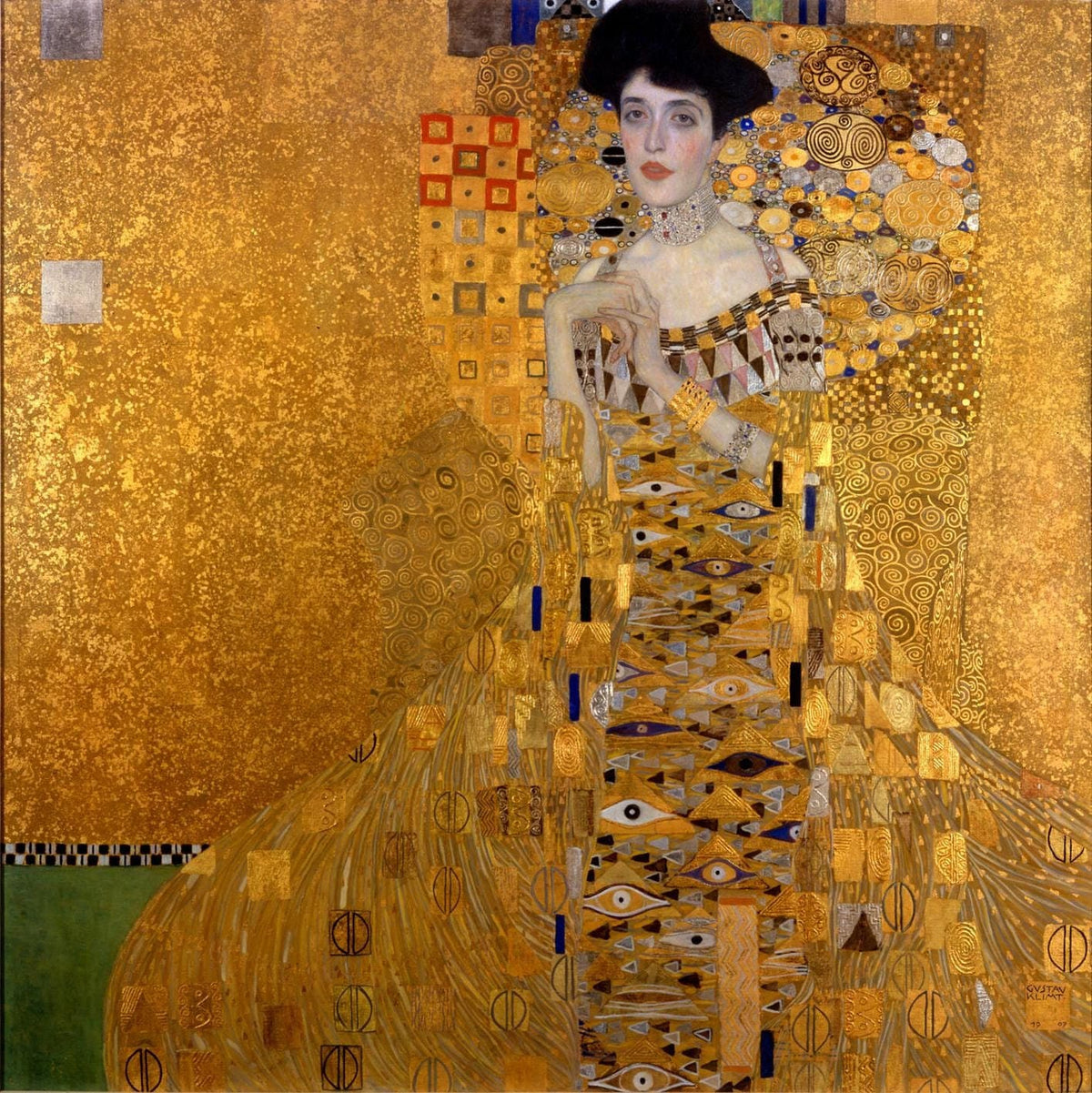 Klimt Adele Bloch-Bauer Portrait, Oil Painting Reproduction | BoselliArt hand-painted oil painting