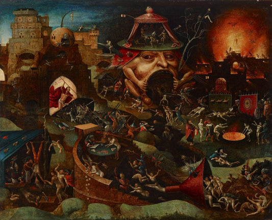 Hieronymus Bosch Christ in Limbo, Oil Painting Reproduction, Renaissance Wall Art | BoselliArt hand-painted oil painting