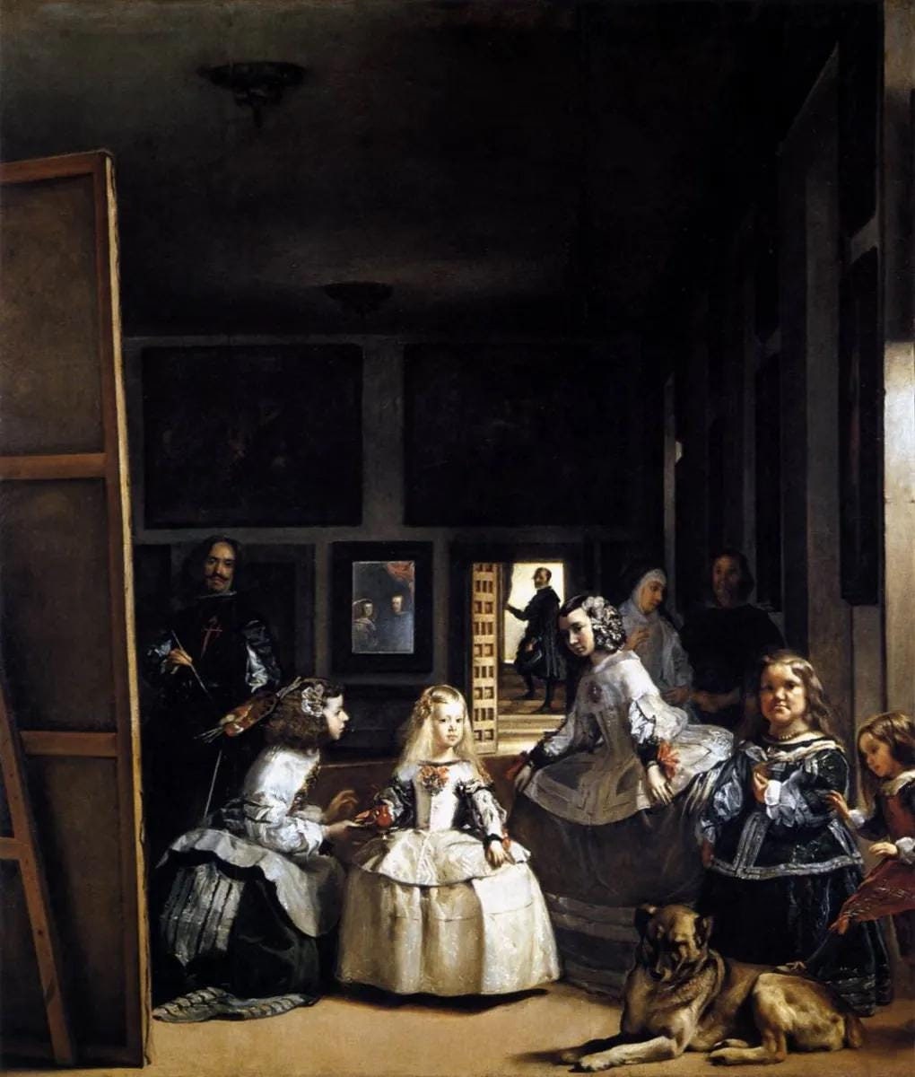 Las Meninas Oil Painting Reproduction, Baroque Handmade Wall Art | BoselliArt hand-painted oil painting