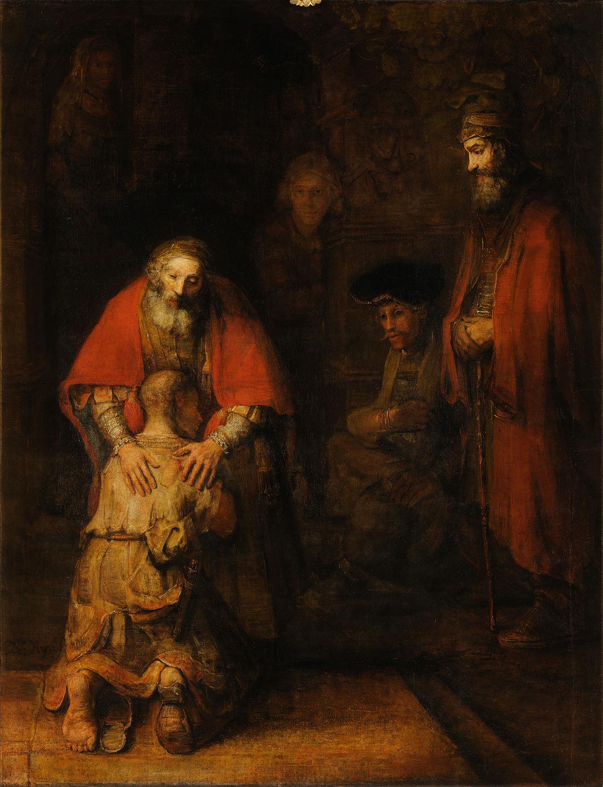 Rembrandt, The Return of the Prodigal Son, Oil Painting Reproduction | BoselliArt hand-painted oil painting