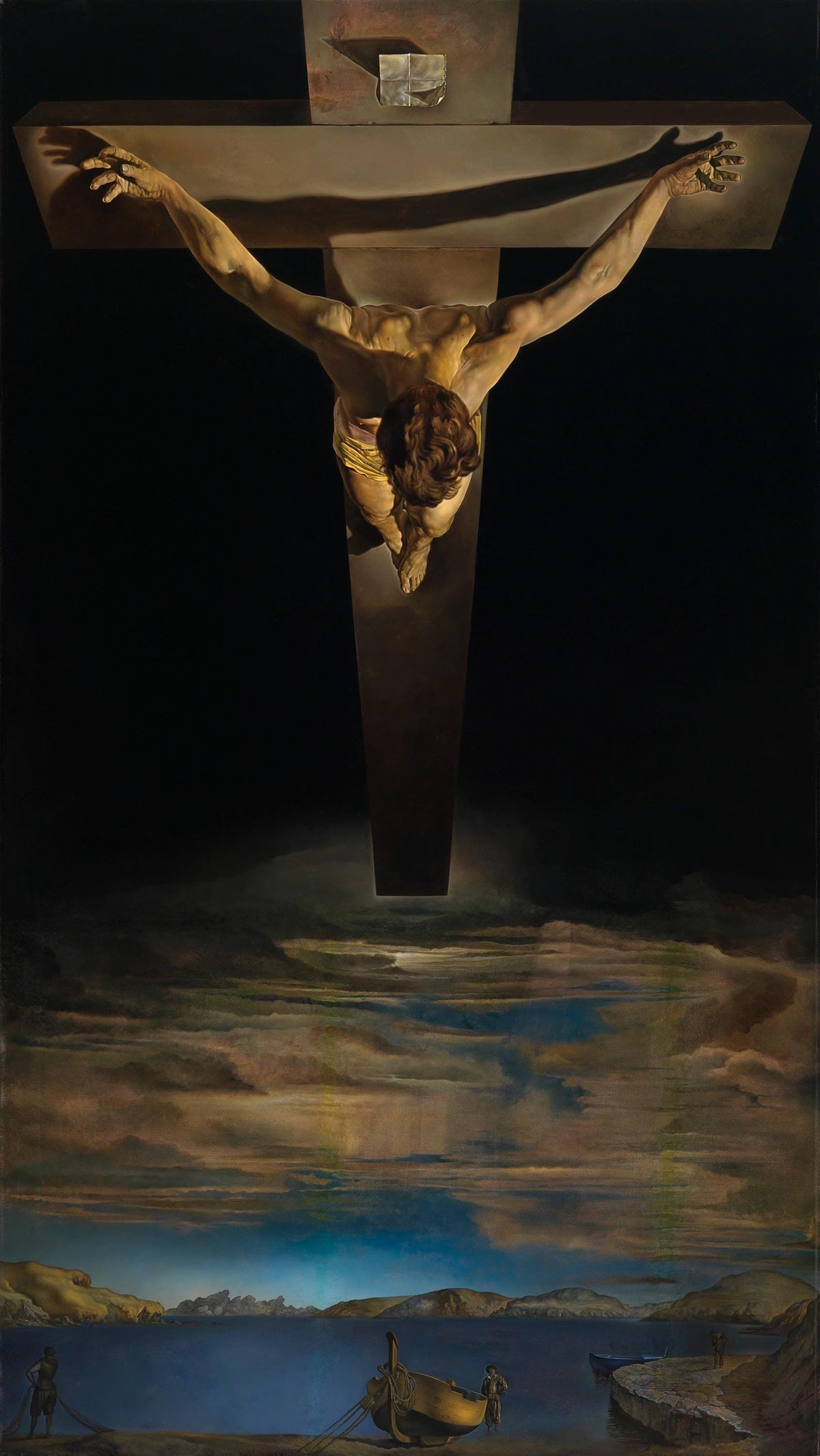 Salvador Dali Christ of Saint John of the Cross, Oil Painting Reproduction, Canvas Wall Art | BoselliArt hand-painted oil pai