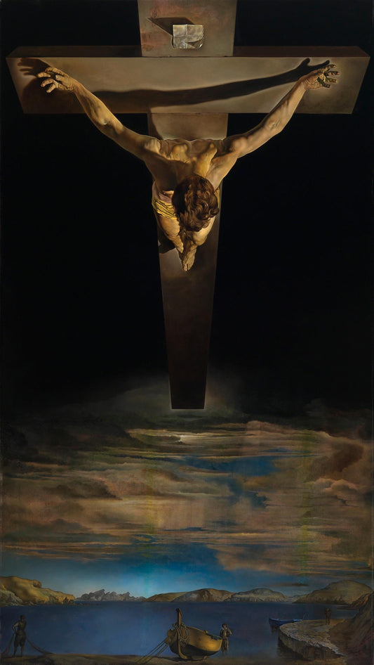 Salvador Dali Christ of Saint John of the Cross, Oil Painting Reproduction, Canvas Wall Art | BoselliArt hand-painted oil pai