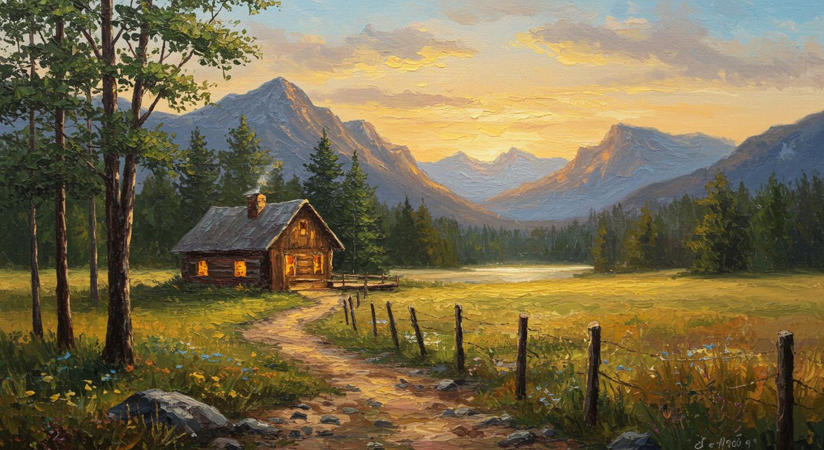 Custom Landscape Oil Painting on Canvas, Personalized Scenery Art | artwork image 2