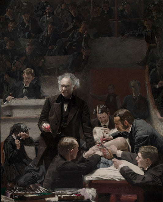The Gross Clinic Painting, Thomas Eakins, American Realism Canvas Art | BoselliArt hand-painted oil painting