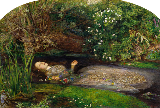 Ophelia Painting Reproduction, John Everett Millais, Classic Wall Art | BoselliArt hand-painted oil painting