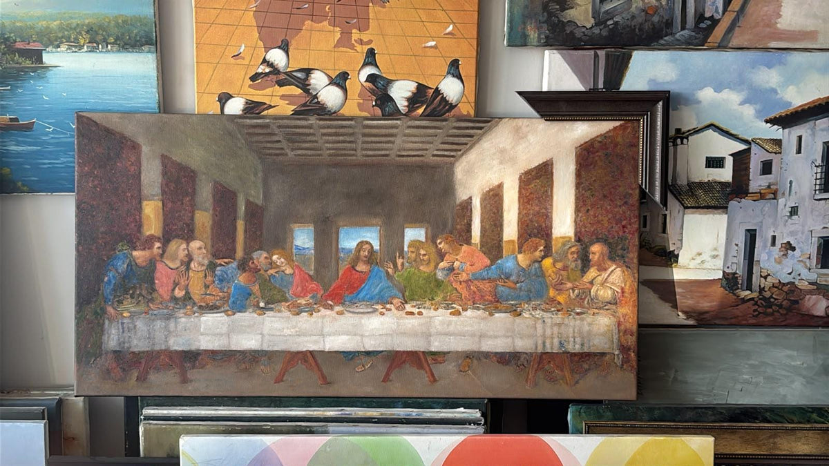Leonardo Da Vinci Last Supper Oil Painting Reproduction, Renaissance Art | artwork image 2